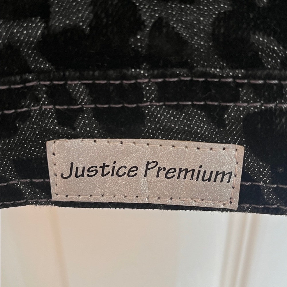 Justice Premium Leopard Jean Jacket - Picture 6 of 8